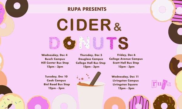 Rupa Presents Cider And Donuts Getinvolved
