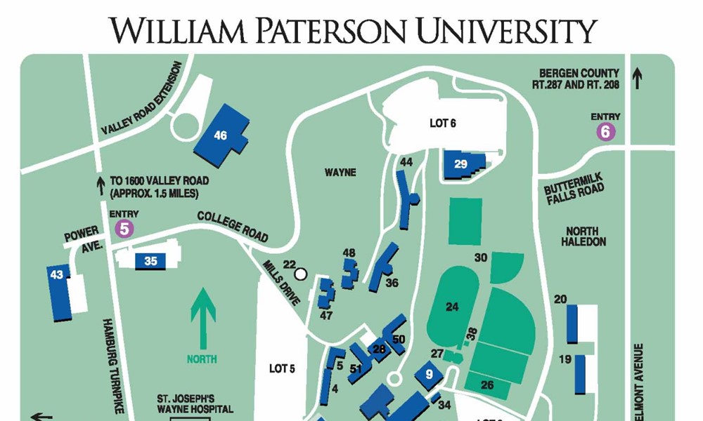 Campus Map William Paterson University