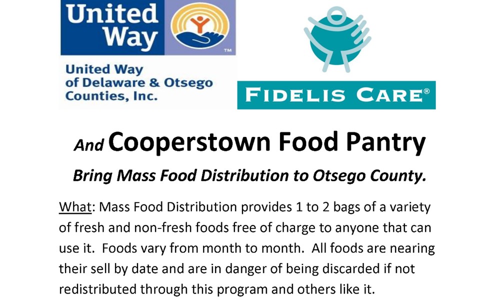 Mass Food Distribution Suny Oneonta Campus Connection