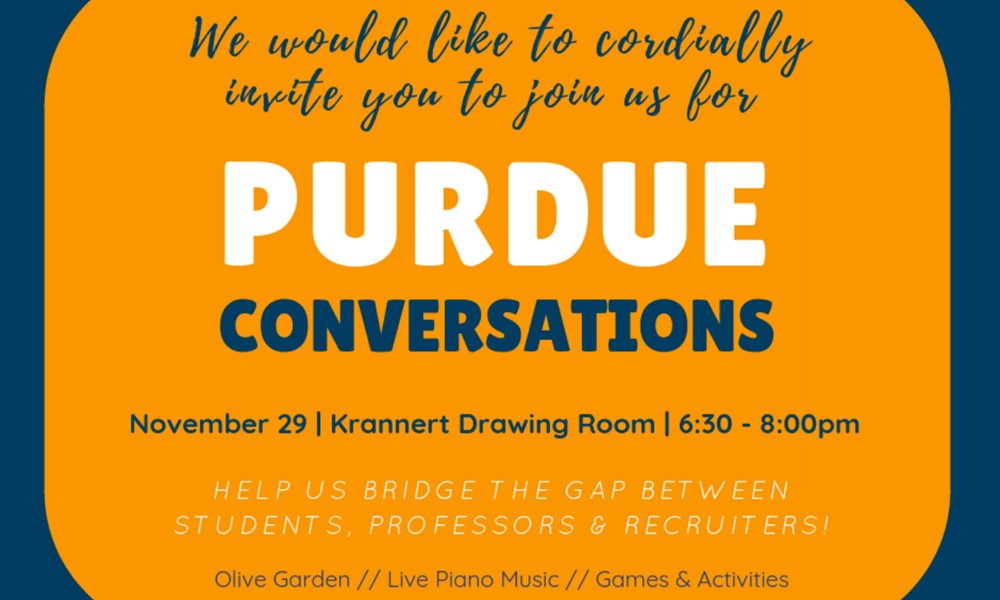 Purdue Conversations Purdue University Boilerlink